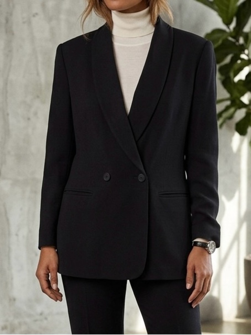Lord & Taylor women’s‎ Blazer 100% wool size 10 in black